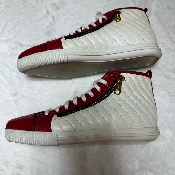 Miu Miu Red, Black, and off White Sneakers - Picture 2 of 12